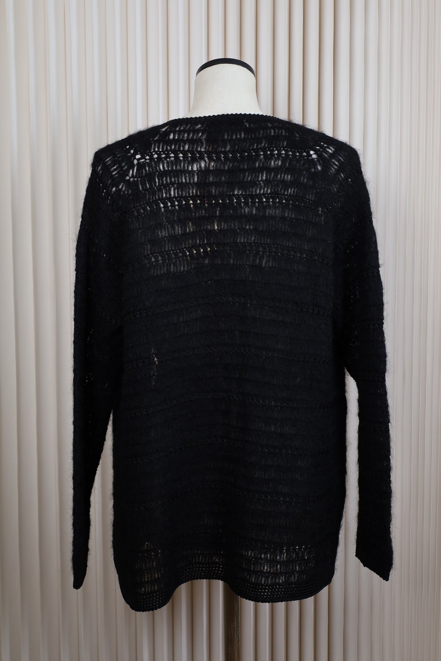J91 / 1990's La Seine mohair naylon design cardigan