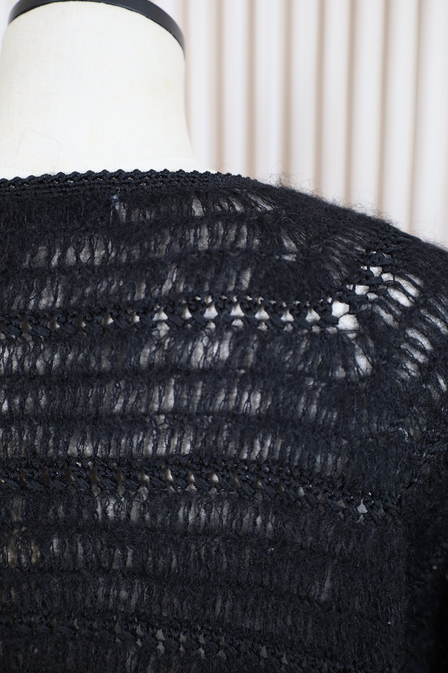 J91 / 1990's La Seine mohair naylon design cardigan