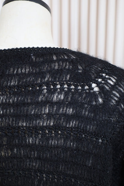 J91 / 1990's La Seine mohair naylon design cardigan