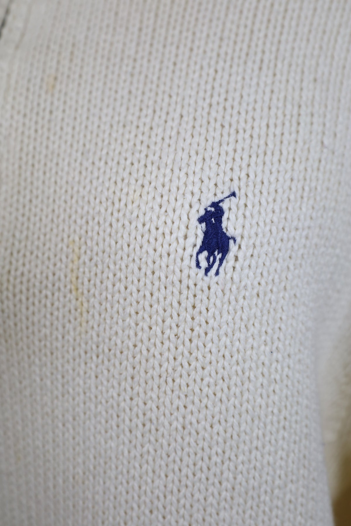 L59 / 1990's Polo by Ralph Lauren Half zip Cotton knit