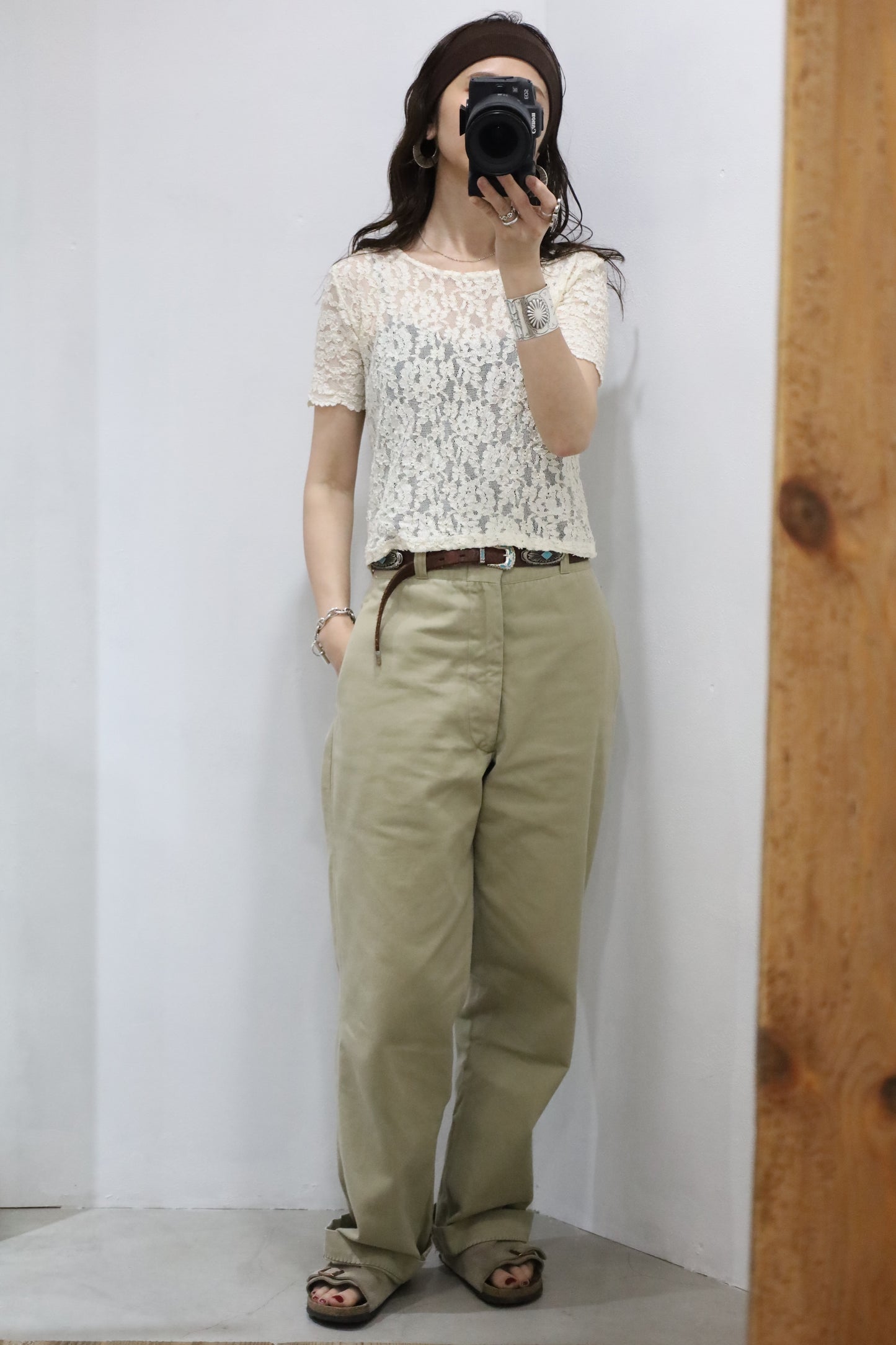 C279 / USED debra lee lace tee