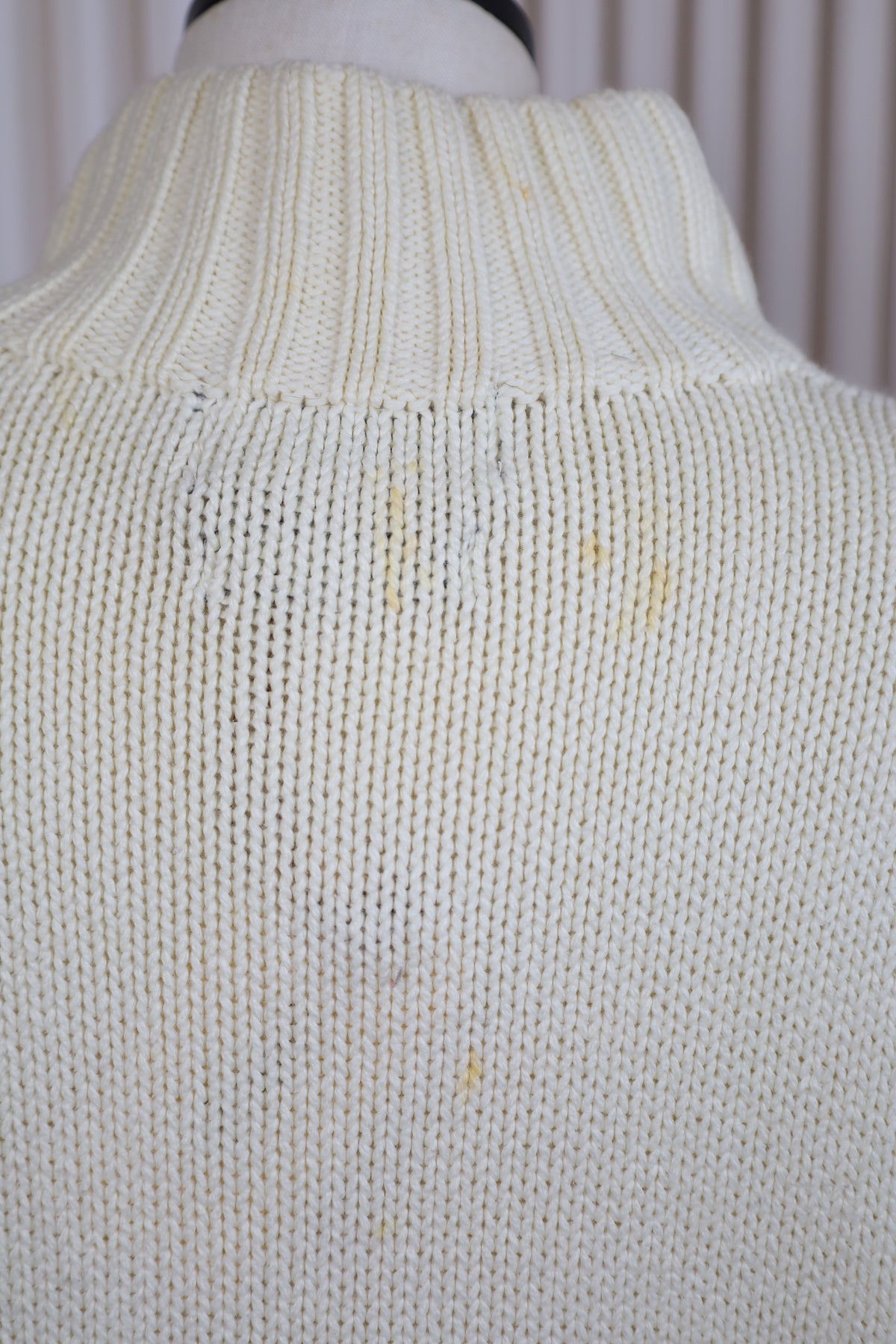 L59 / 1990's Polo by Ralph Lauren Half zip Cotton knit