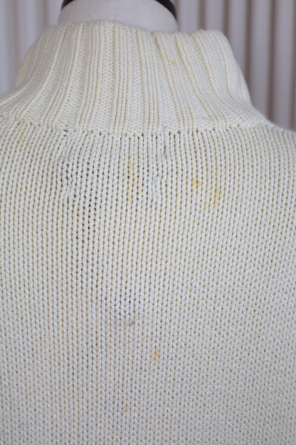 L59 / 1990's Polo by Ralph Lauren Half zip Cotton knit