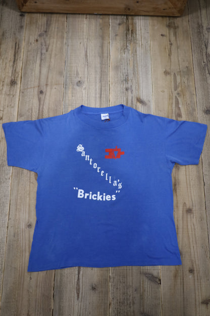 D214 / 1980's M Brickies print tee