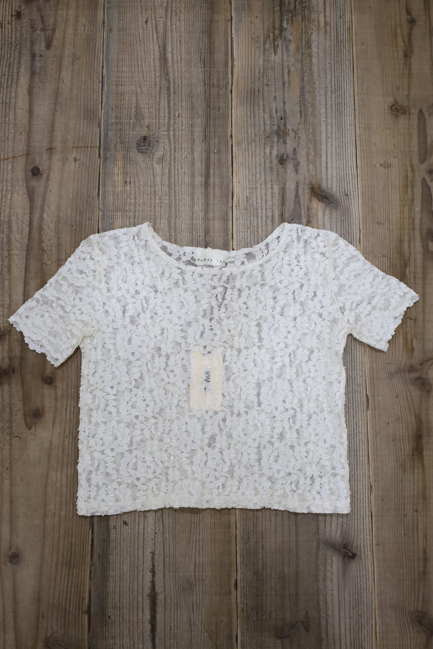 C279 / USED debra lee lace tee