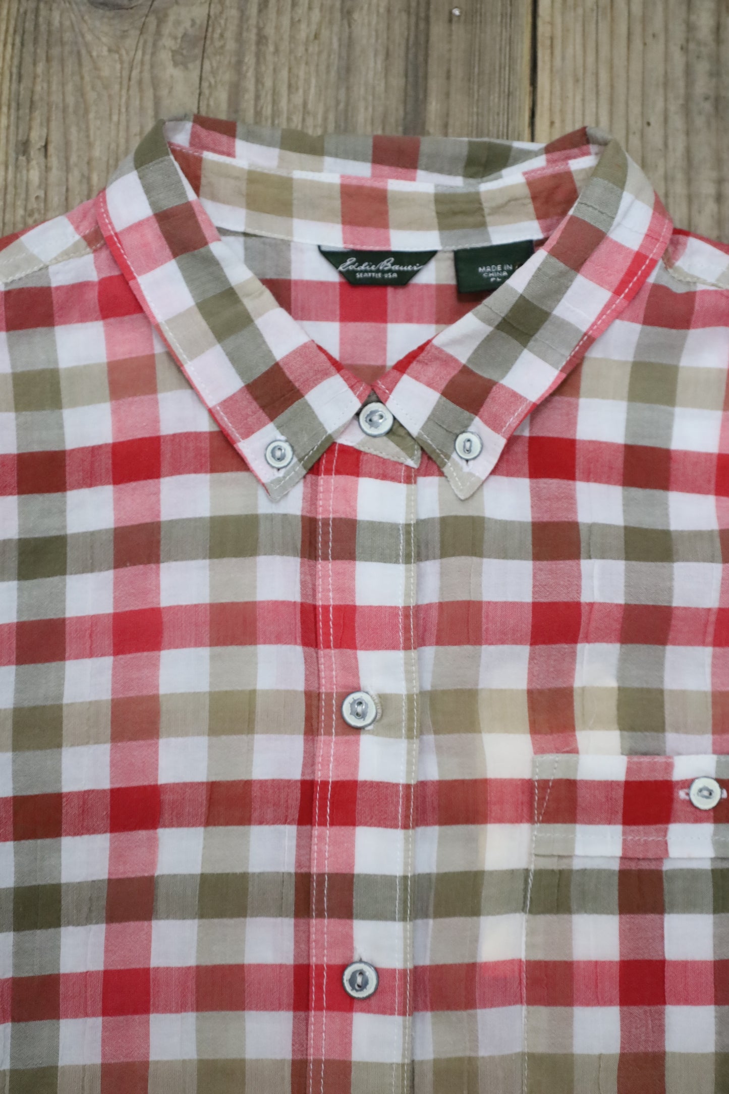 Y105 / 2000's Eddie Bauer check shirt