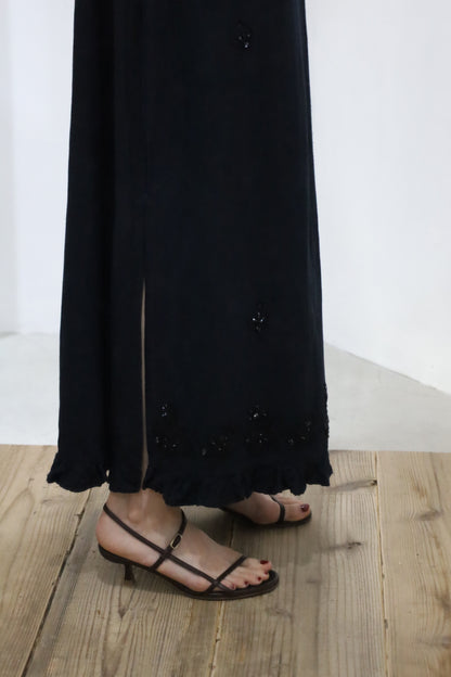 D207 / early2000's 726 WEST cotton linen design one-piece