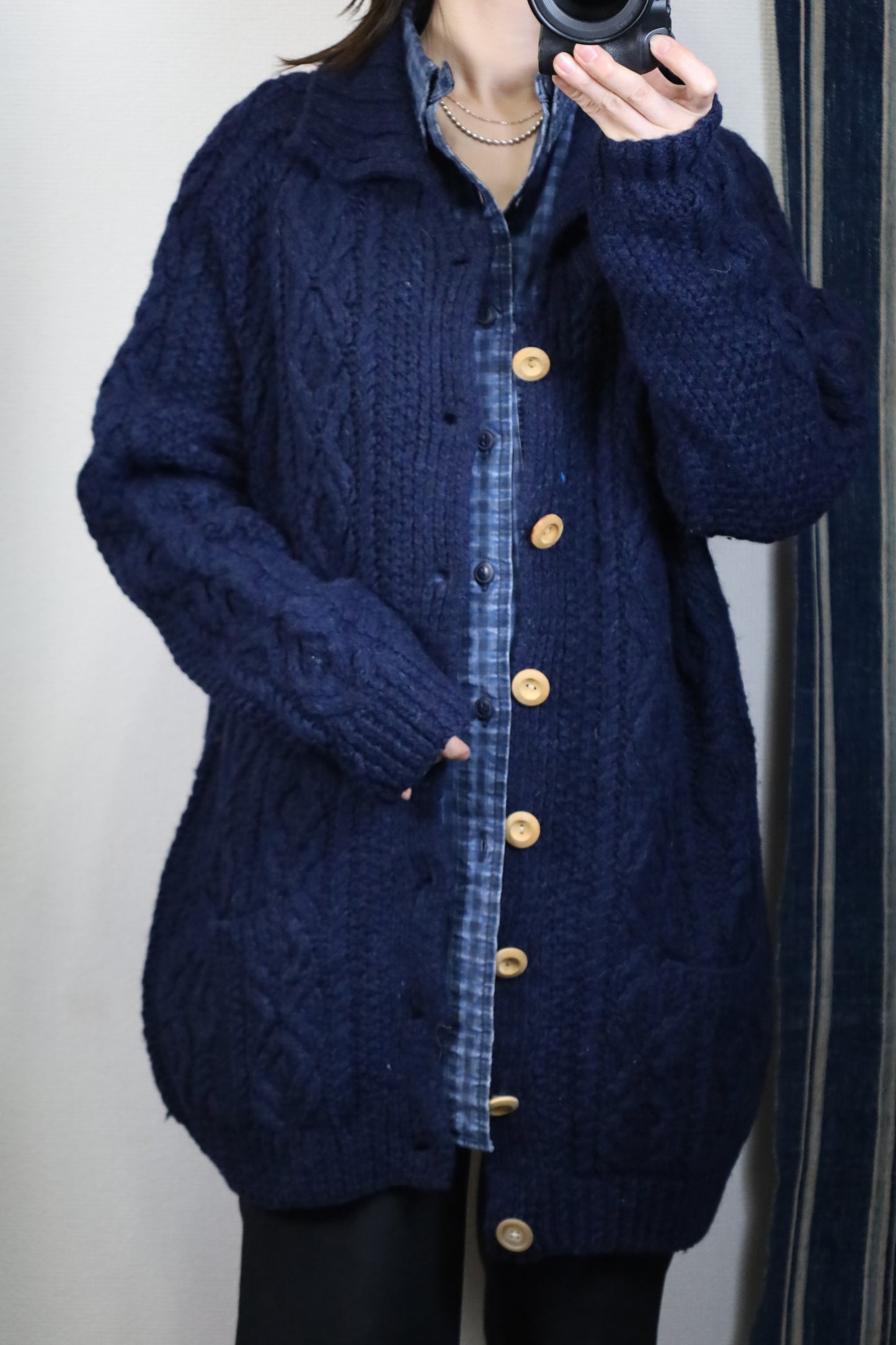 F229 / early 2000's WOOLRICH Cable Cardigan