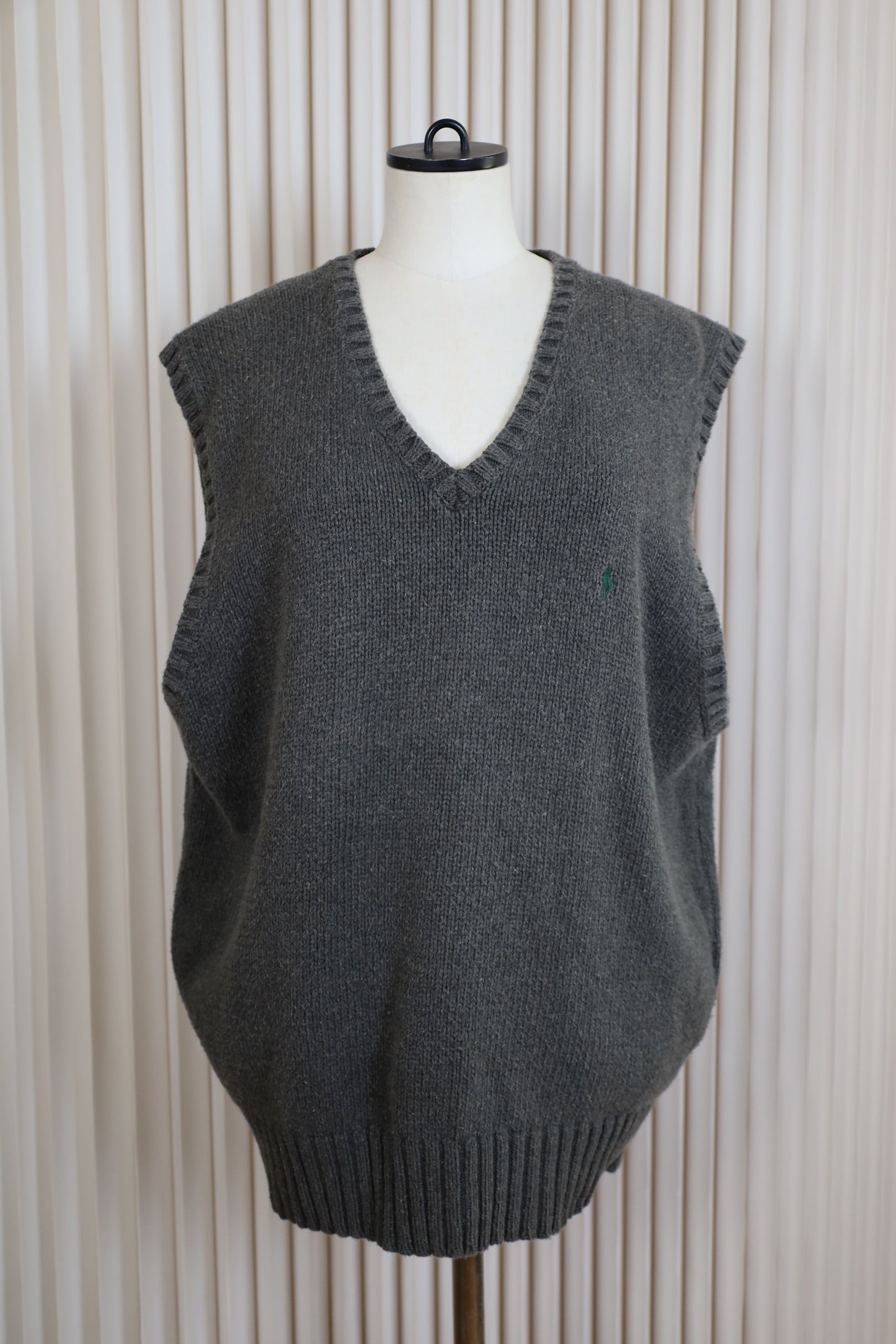 J28 / 1990's POLO by Ralph Lauren cotton knit vest