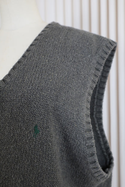 J28 / 1990's POLO by Ralph Lauren cotton knit vest