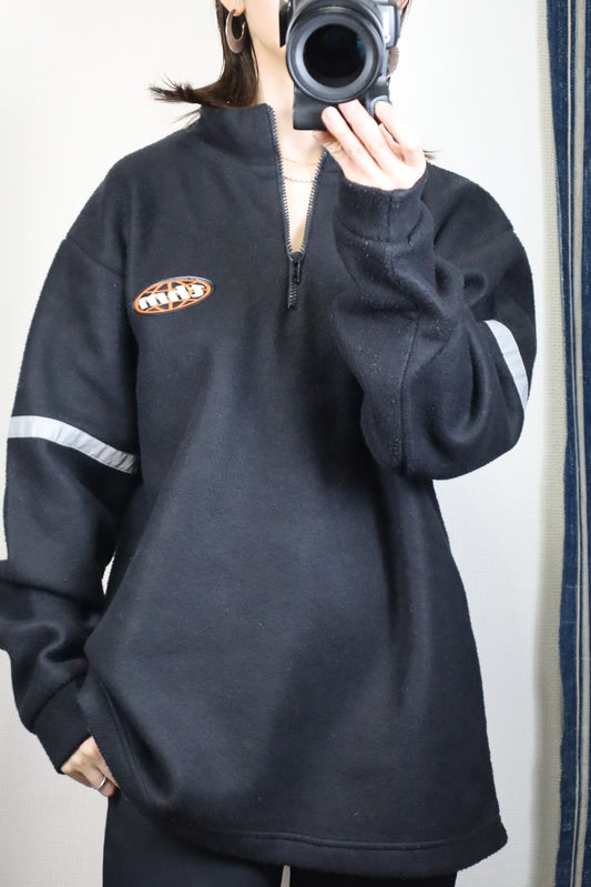 B183 / 1990's OLD THM CLOTHING Half Zip Fleece
