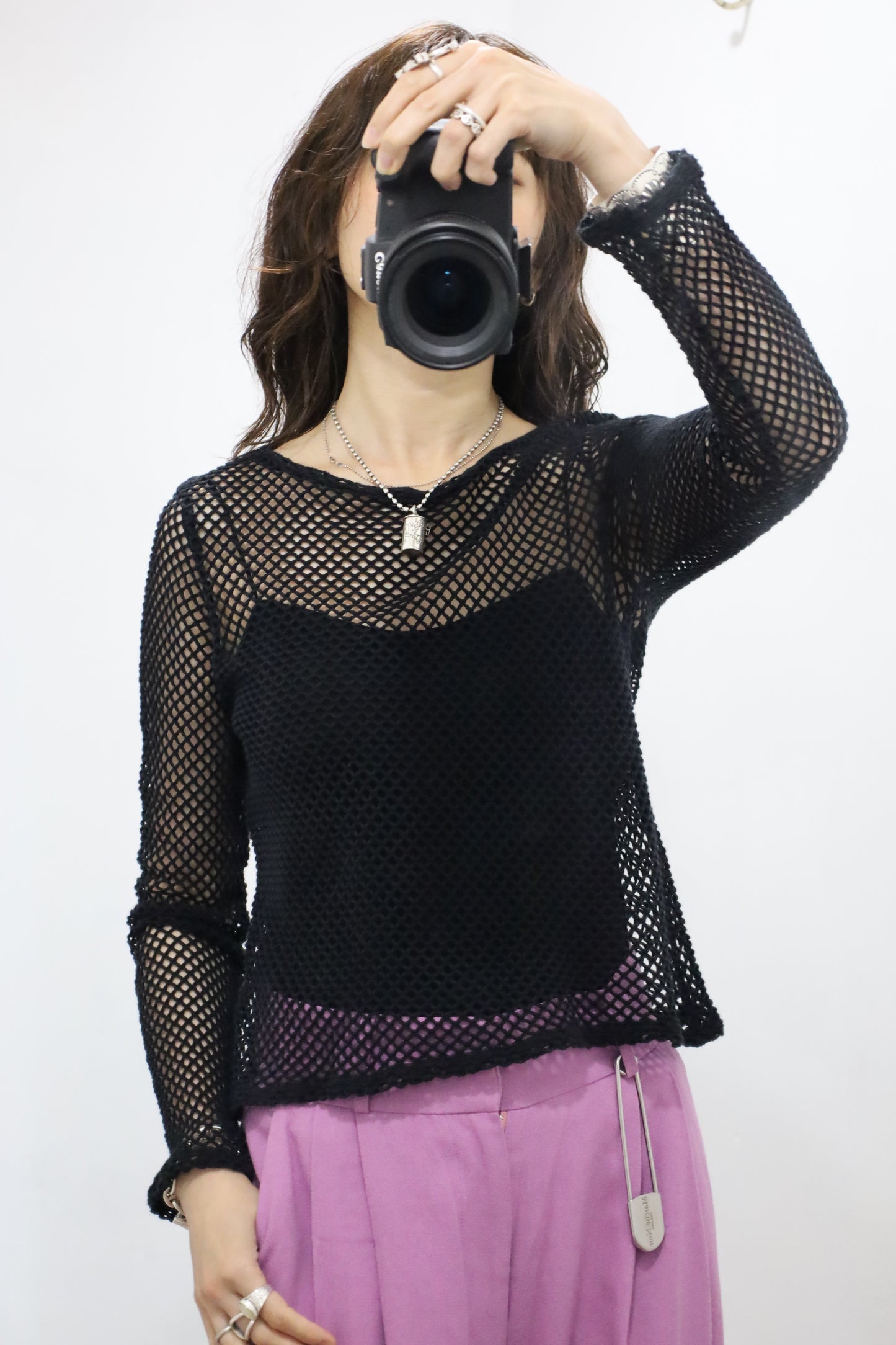 B917 / USED EMMA&SAN mesh long sleeve
