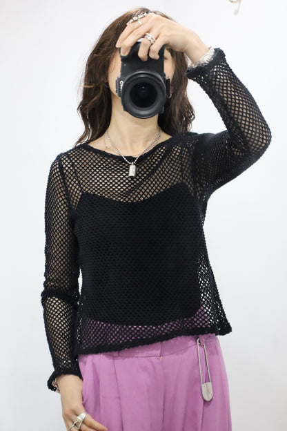 B917 / USED EMMA&SAN mesh long sleeve