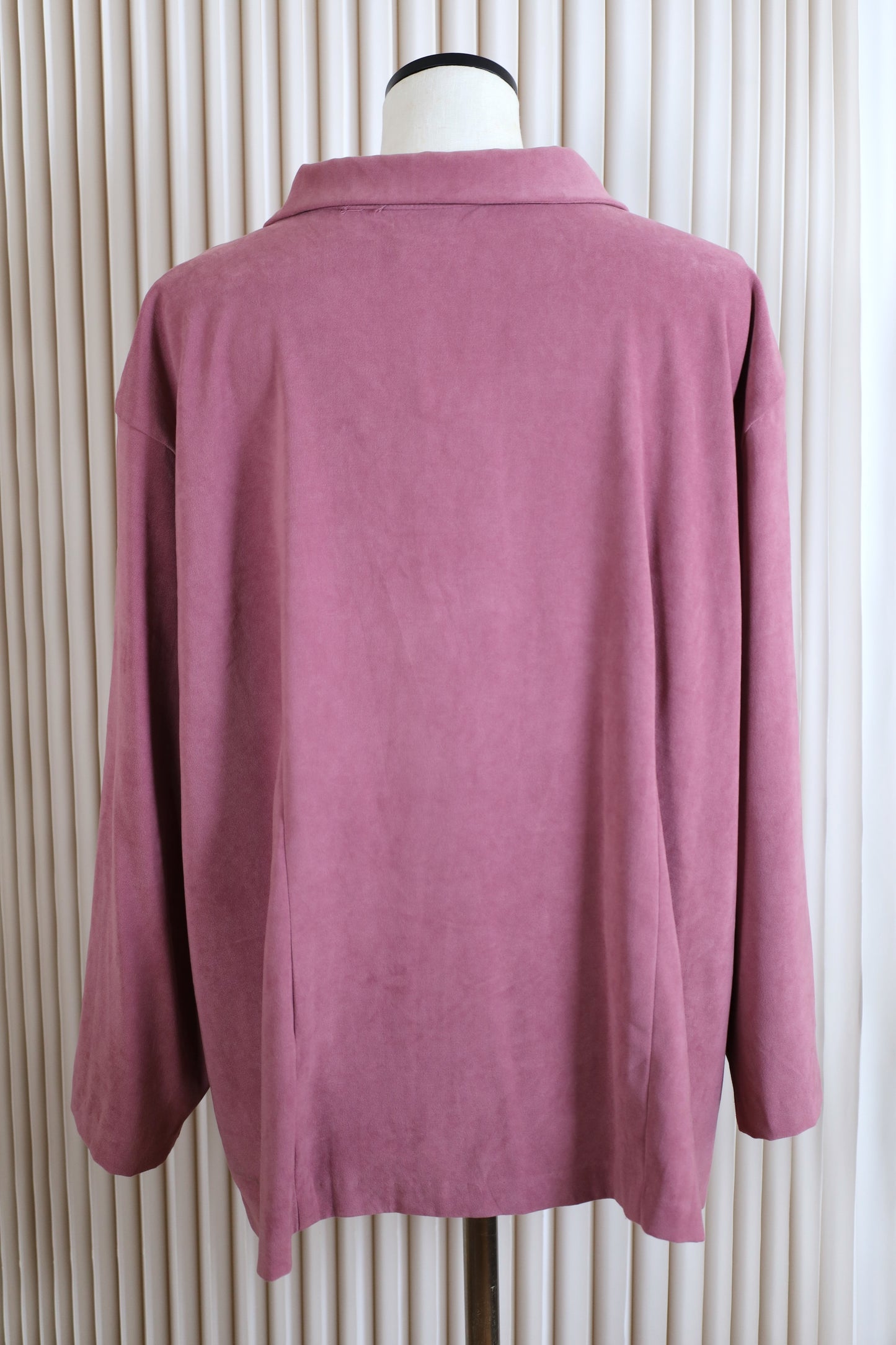 J35 / early2000's EN FOCUS fake suede shirt