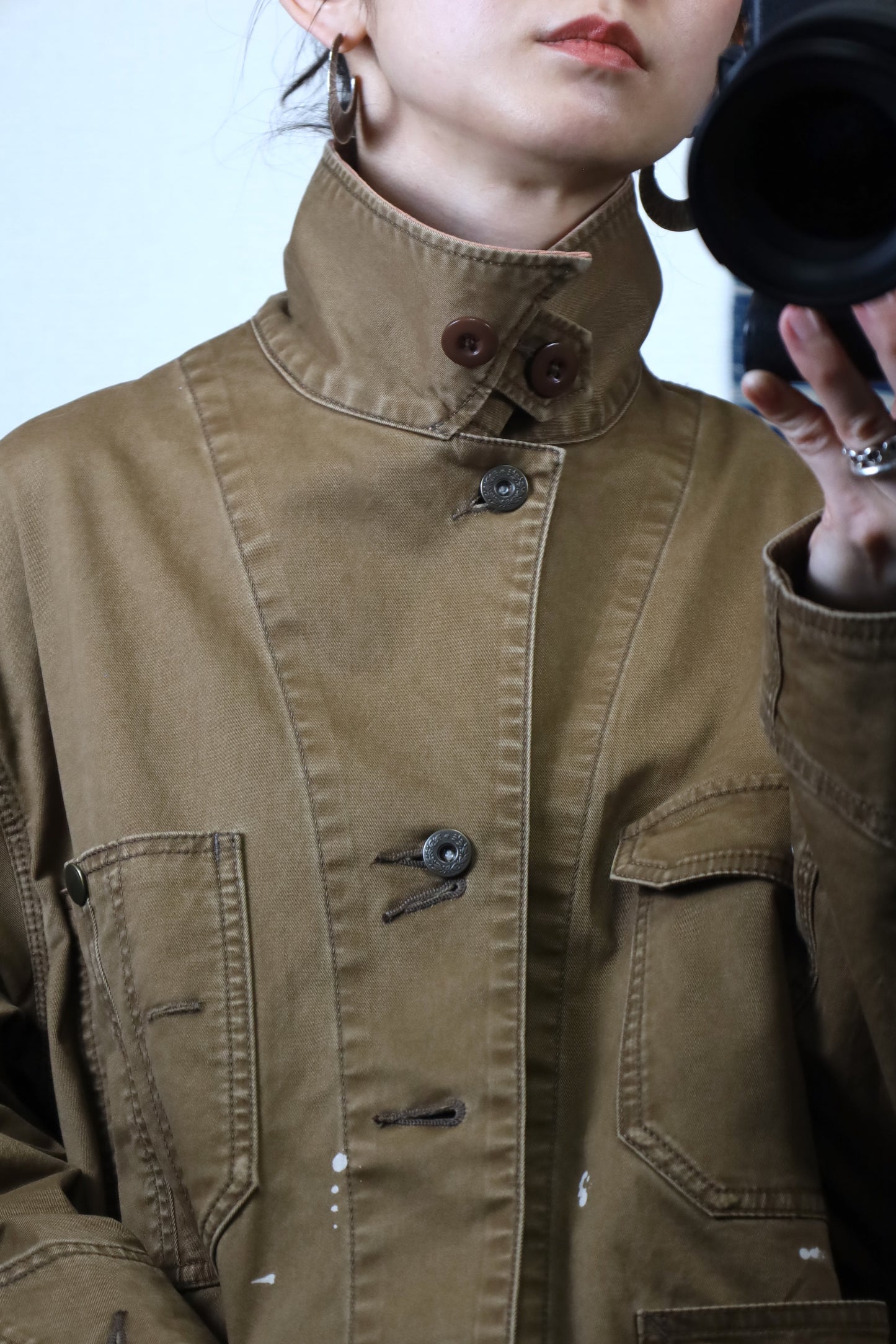 HOWIE Painted Coverall (brown)