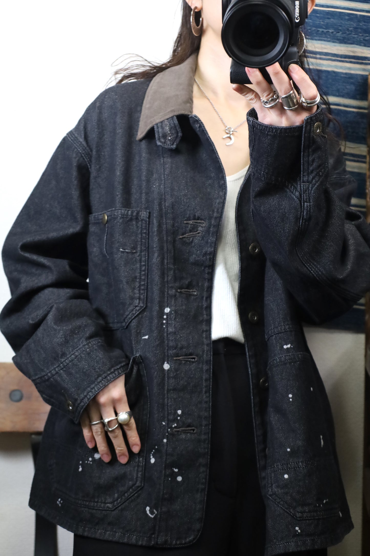 HOWIE Painted Coverall (black)