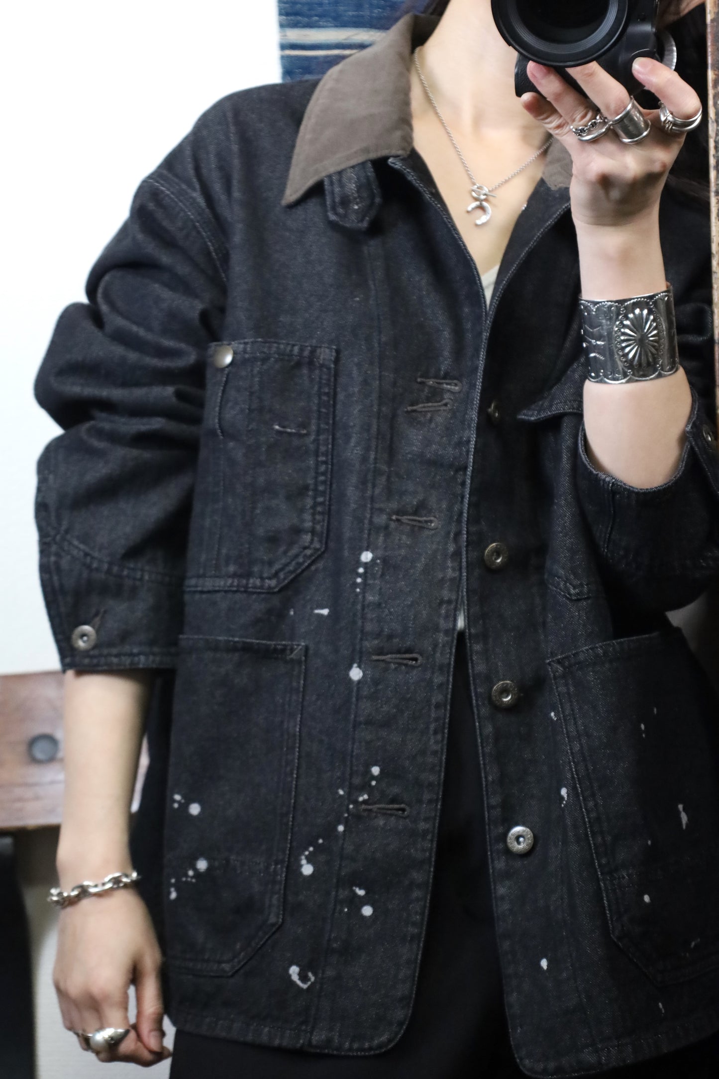 HOWIE Painted Coverall (black)