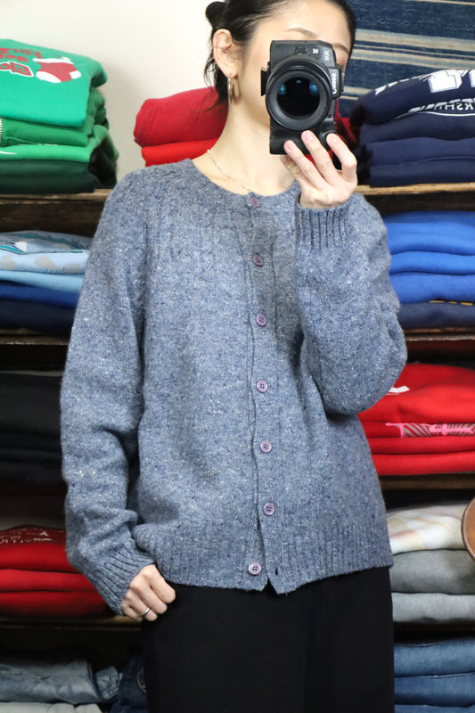 J81 / early2000's WOOL RICH WOOL cardigan