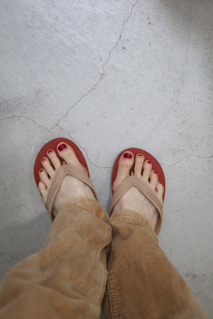 Hippobloo beach sandal (Rust)