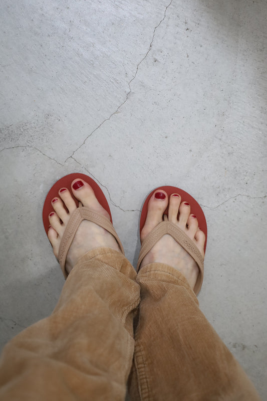 Hippobloo beach sandal (Rust)