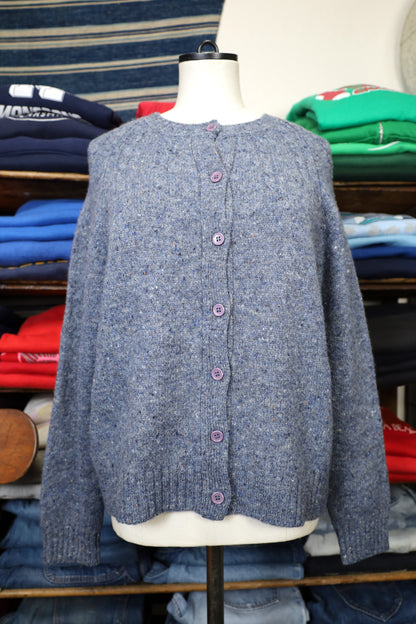 J81 / early2000's WOOL RICH WOOL cardigan