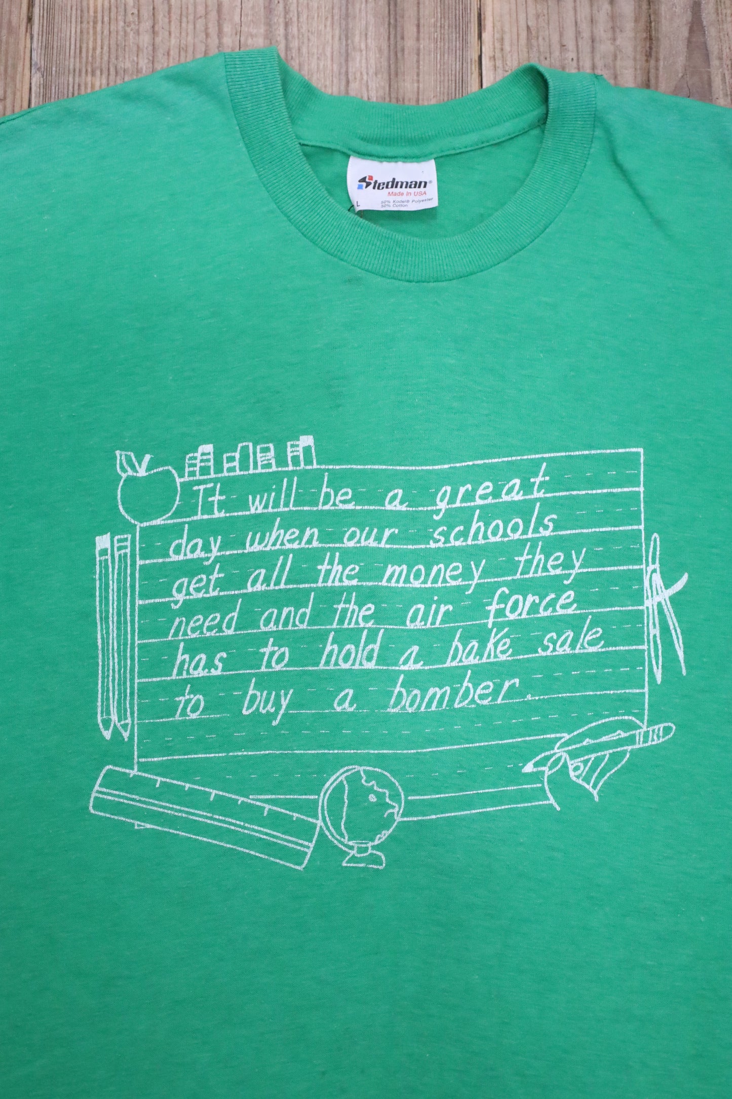 E388 / 1990's Stedman print tee