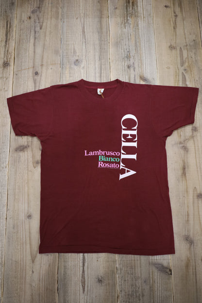 E379 / 1980's FRUTS OF THE LOOM print tee