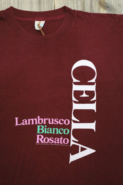E379 / 1980's FRUTS OF THE LOOM print tee