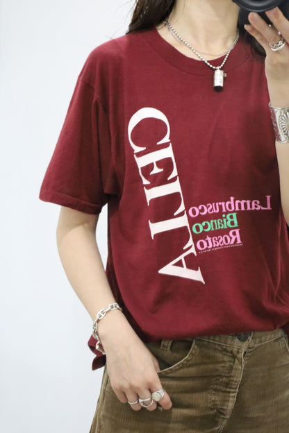 E379 / 1980's FRUTS OF THE LOOM print tee