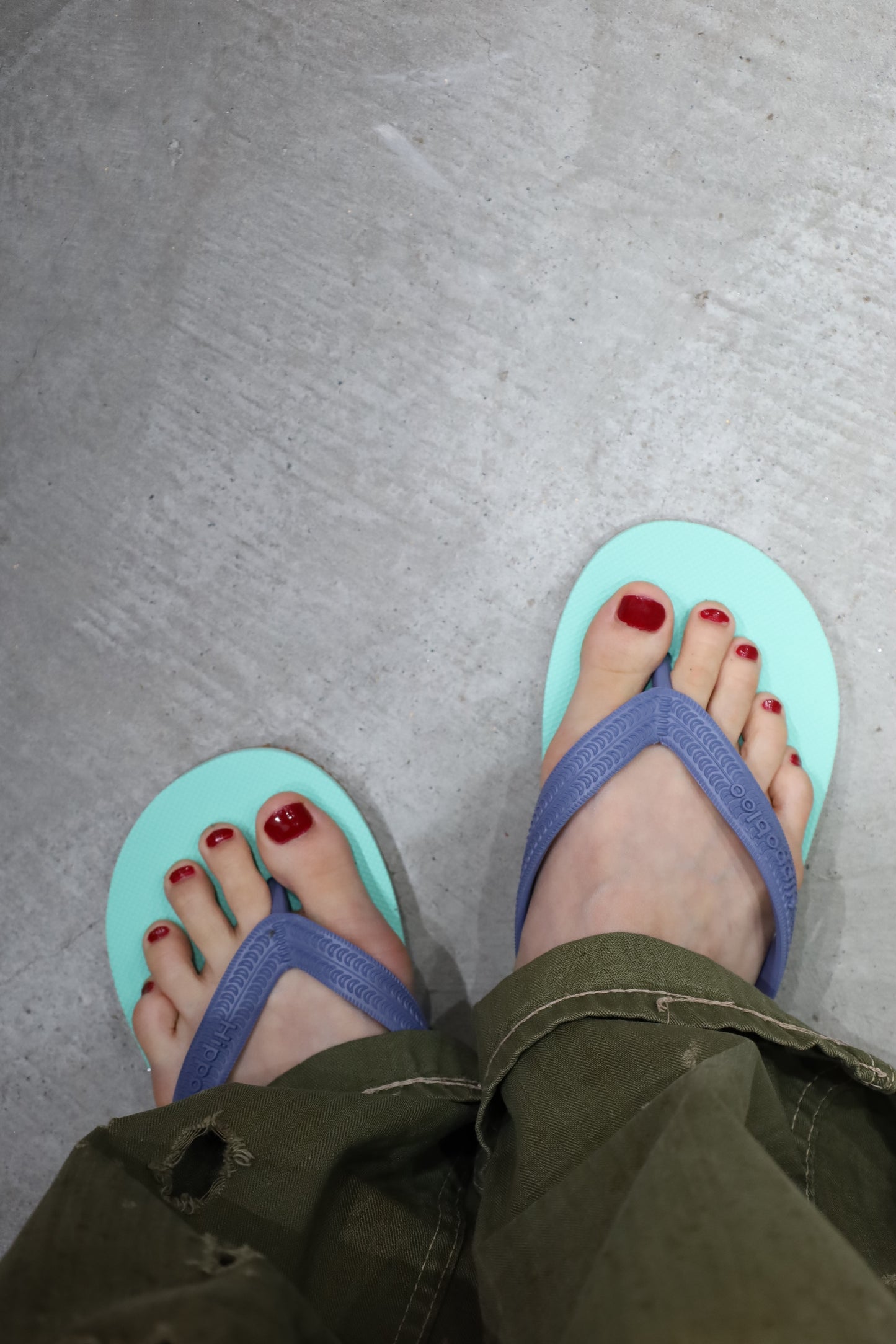 Hippobloo beach sandal (Lagoon)