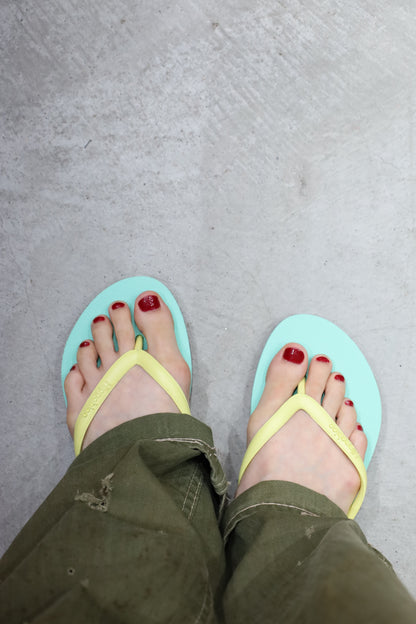 Hippobloo beach sandal (Slim Citrus)