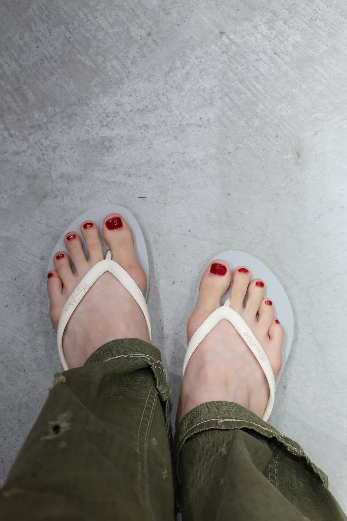 Hippobloo beach sandal (Slim Thyme)