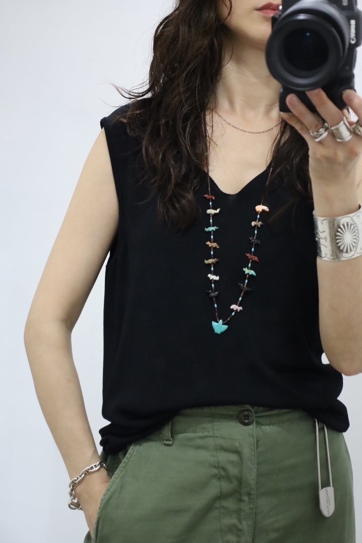 B708 / 2000's black tank top