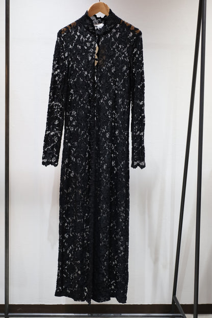 A821 / 2000's ASHLEE black lace long cardigan