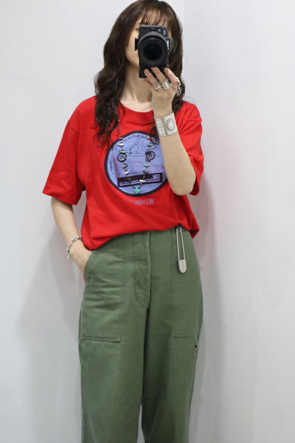 E381 / 1980's Sports wear print tee