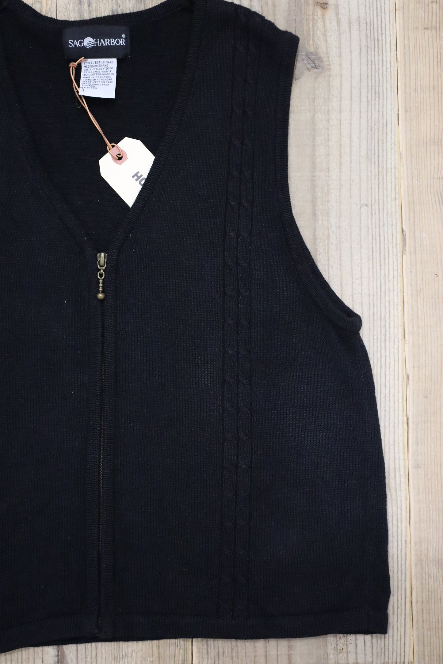 B797 / 1990's SAG HARBOR ZIP UP VEST