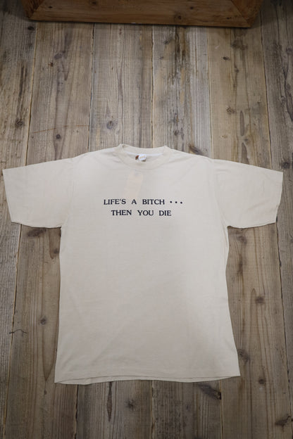 E313 / 1980's Sports wear print tee