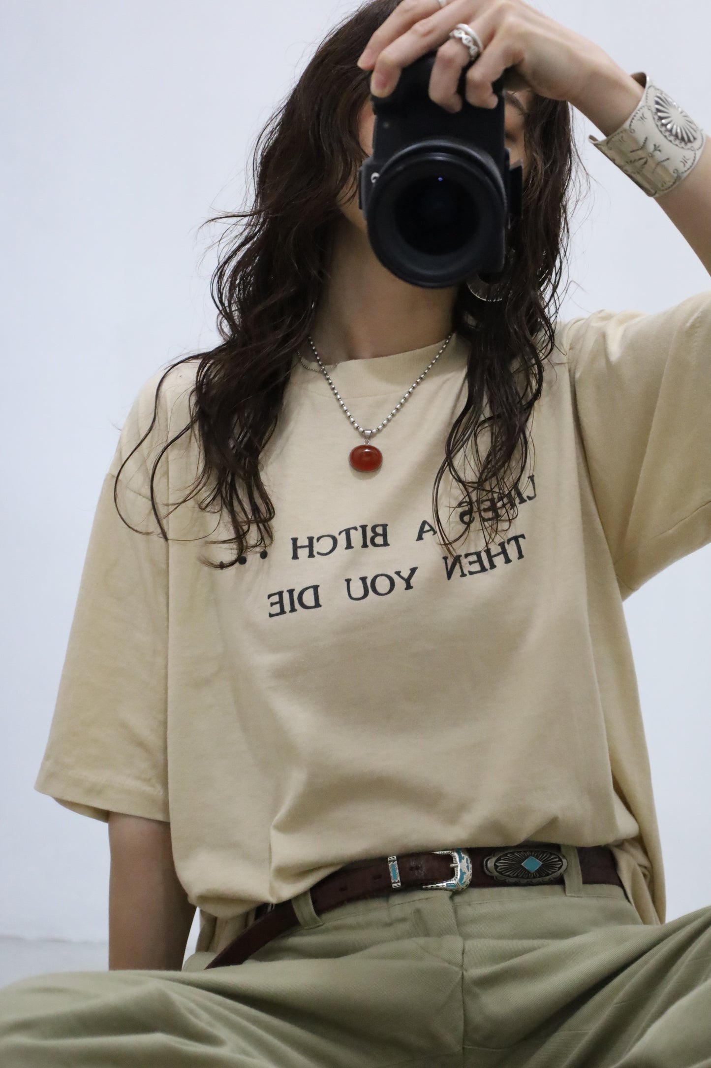 E313 / 1980's Sports wear print tee