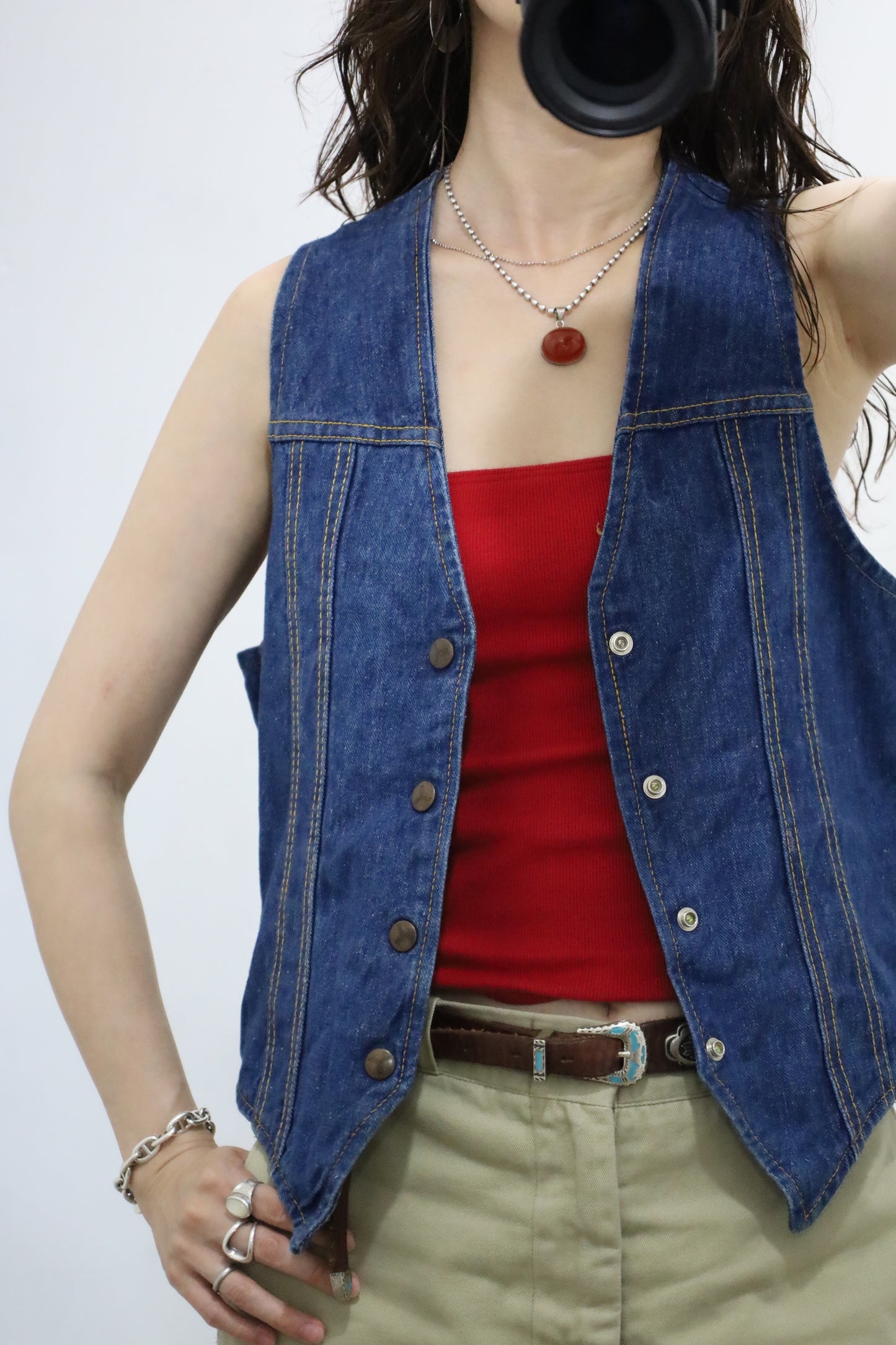 B775 / 1980's GWG  denim vest