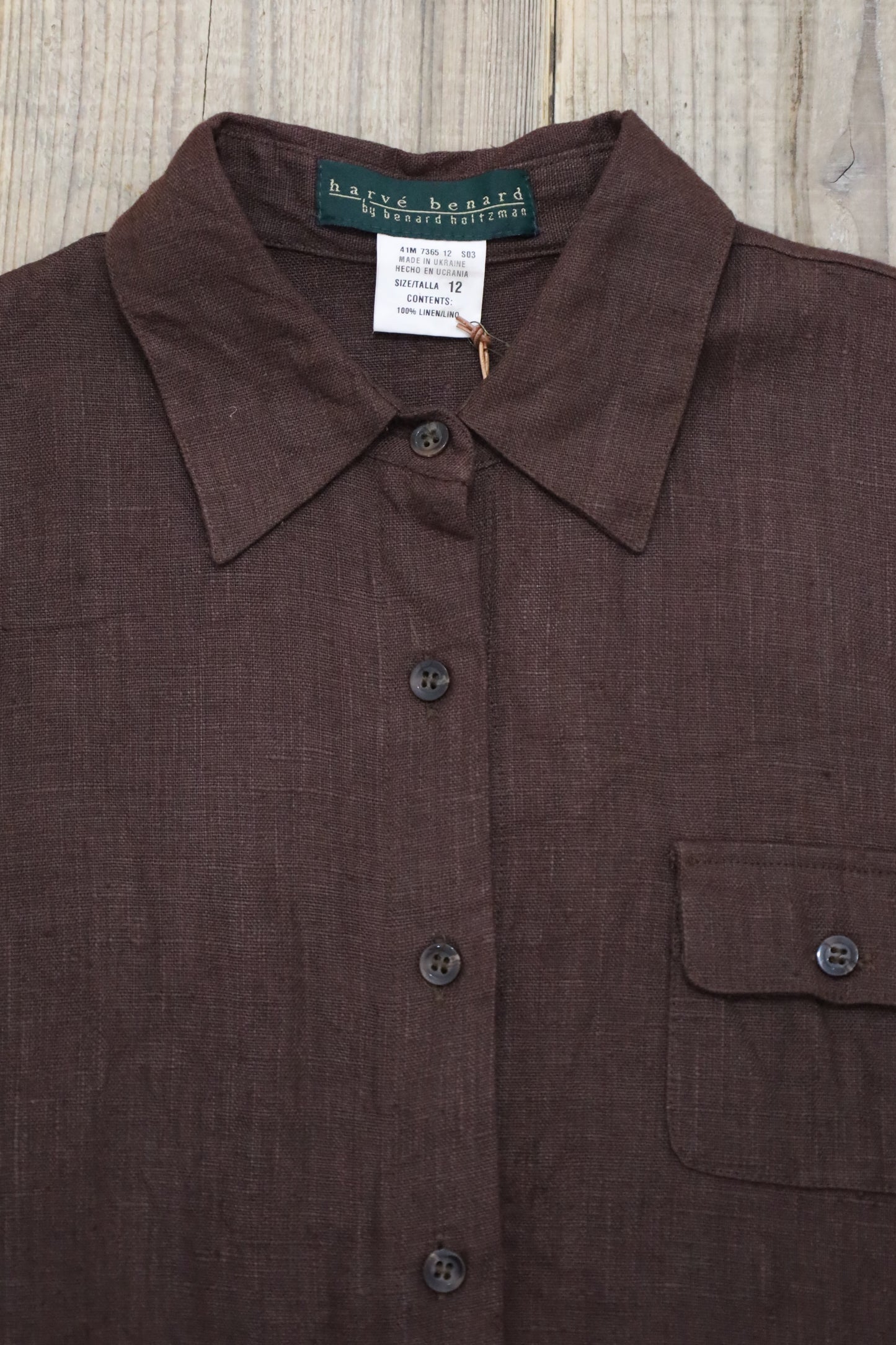 J213 / early2000's Herve benard linen shirt