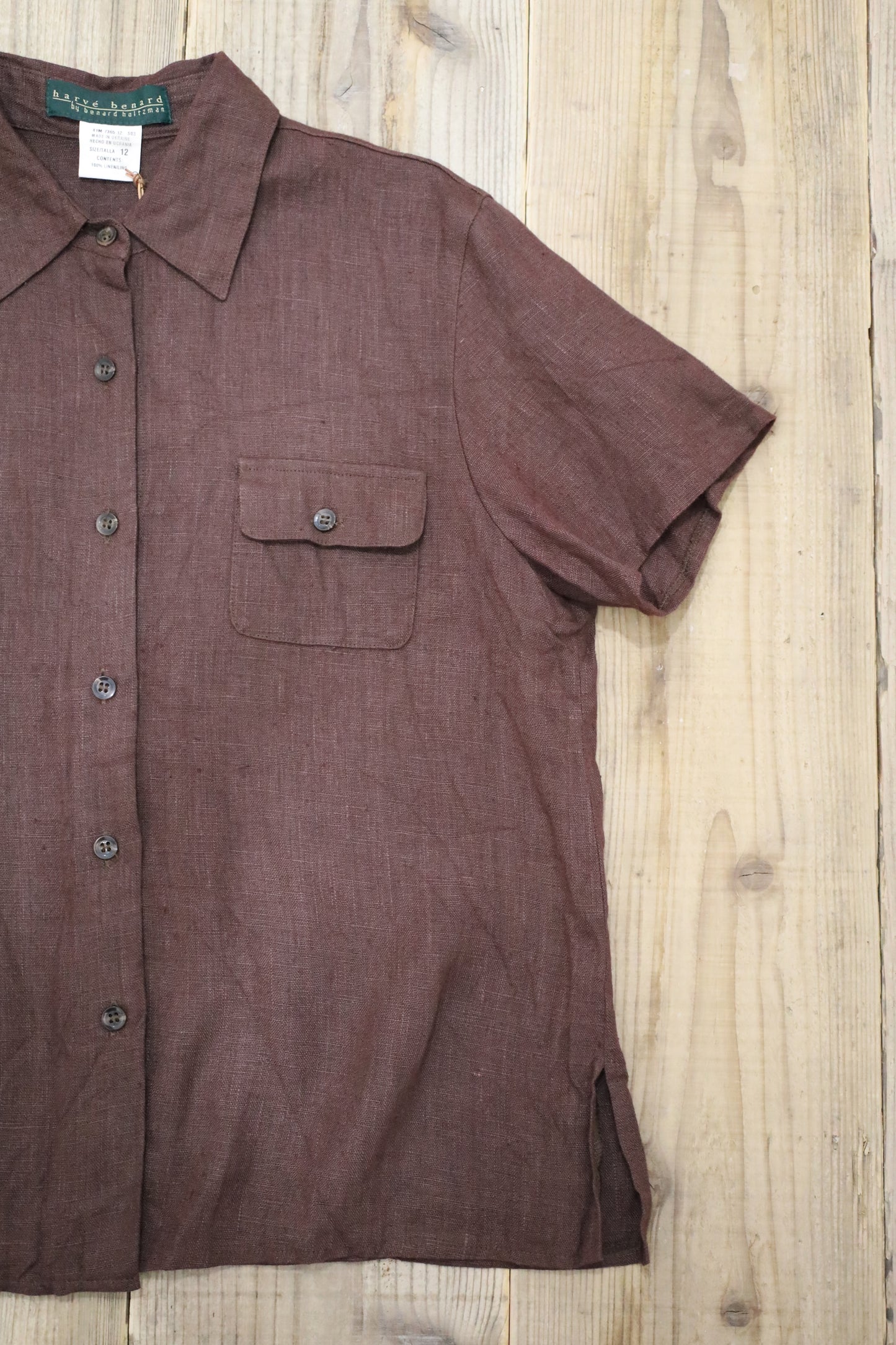 J213 / early2000's Herve benard linen shirt