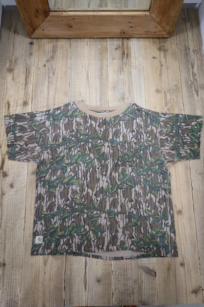 Z853 / 1990's Carhartt camouflage t-shirt
