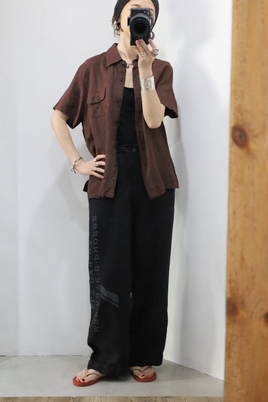 J213 / early2000's Herve benard linen shirt