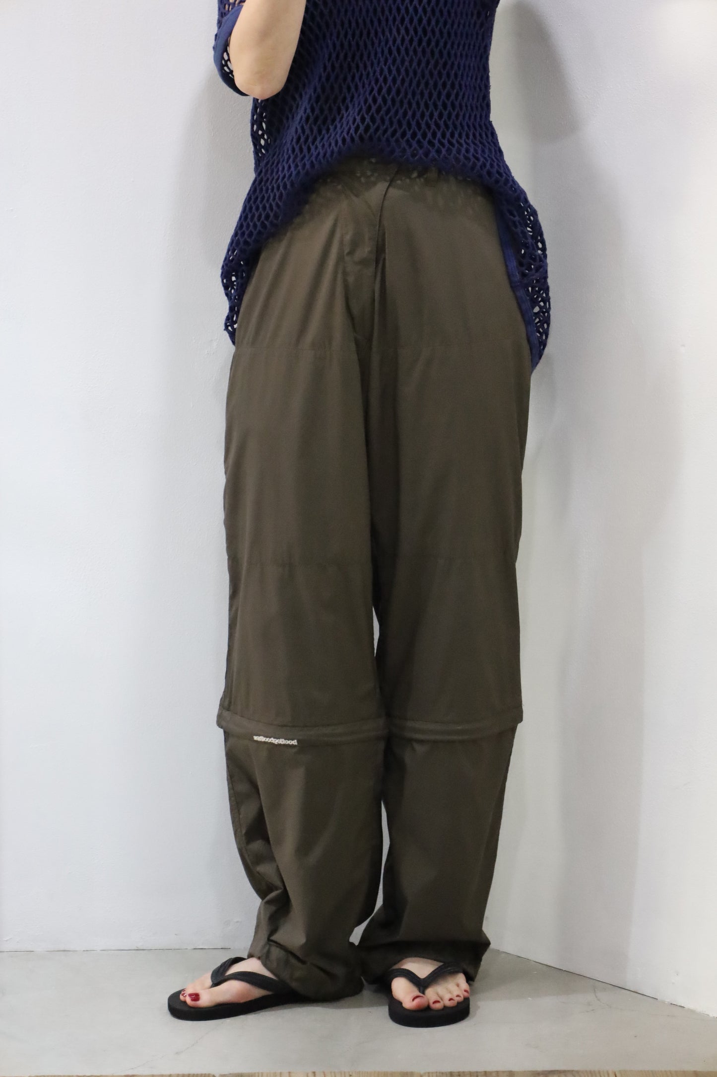 Z835 / early2000's Bootleg booth detachable nylon pants