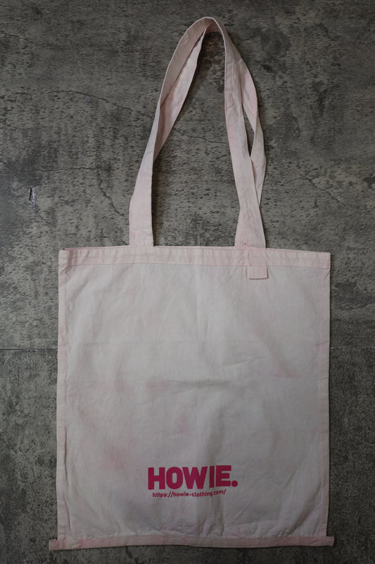 HOWIE shopping tote bag (color dyeing : baby pink)