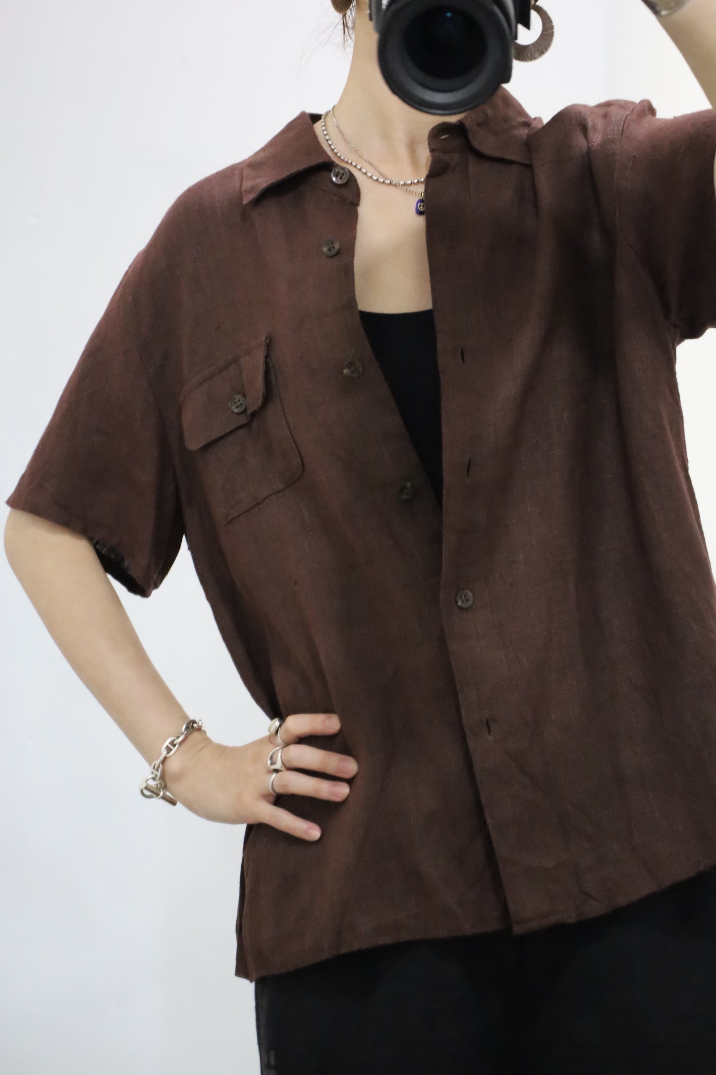 J213 / early2000's Herve benard linen shirt