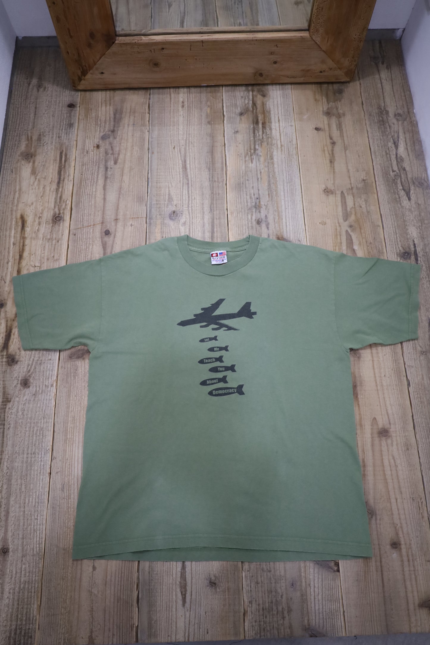 Z719 / 1990's OLD BAYSIDE Print T-Shirt
