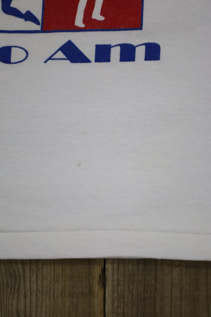 G61 / 1990's OLD Hanes Ocean Village Print T-shirt