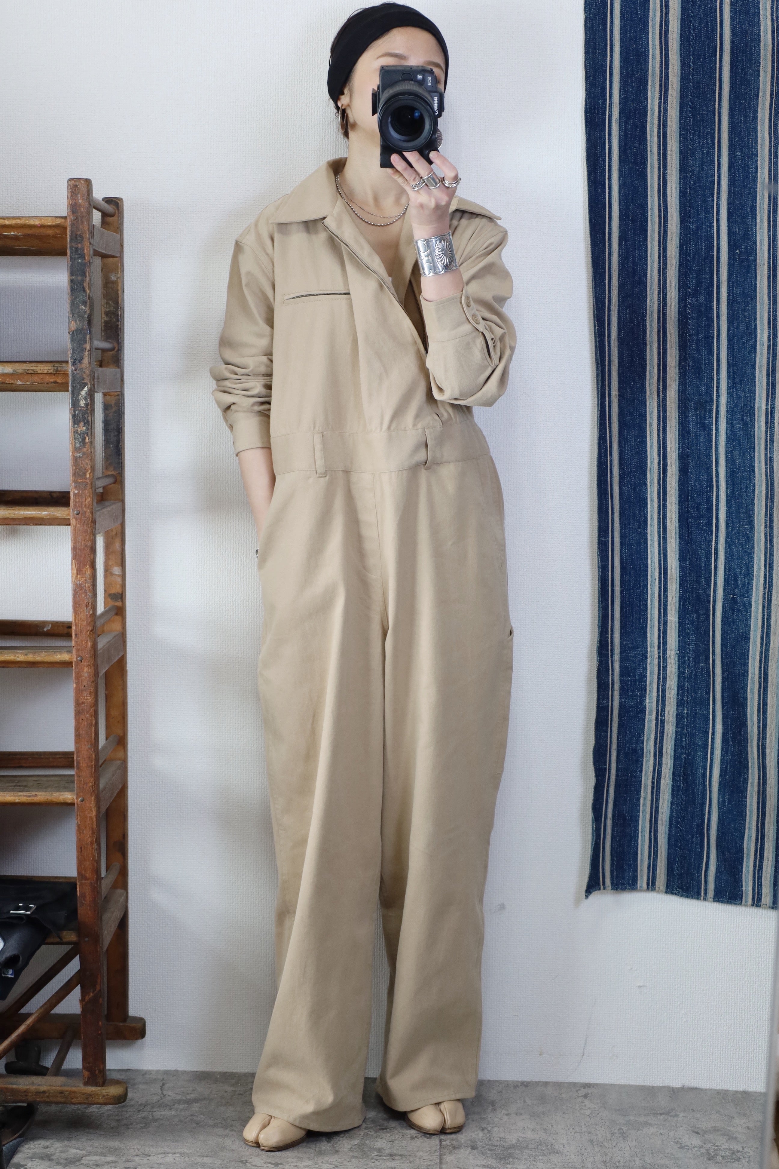 HOWIE JUMP SUIT (beige) – HOWIE CLOTHING