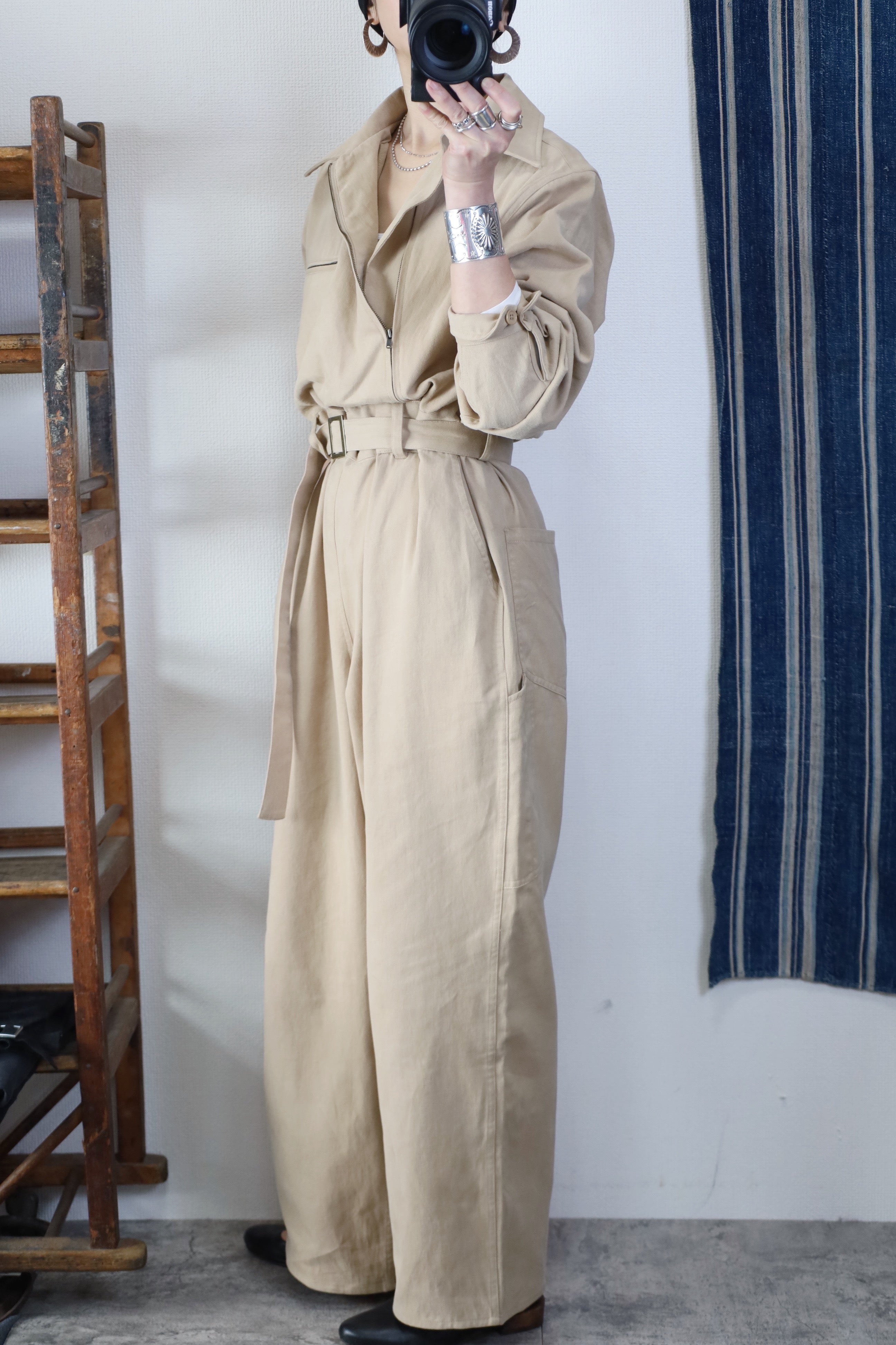 HOWIE JUMP SUIT (beige) – HOWIE CLOTHING